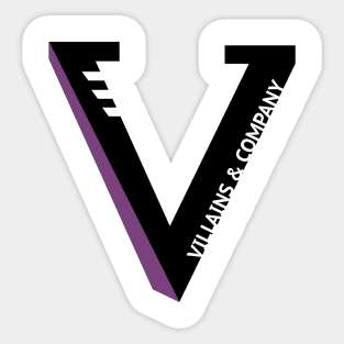 Villains Sticker